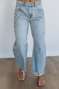 Sammie Hidden Jeans - Vintage Light Wash